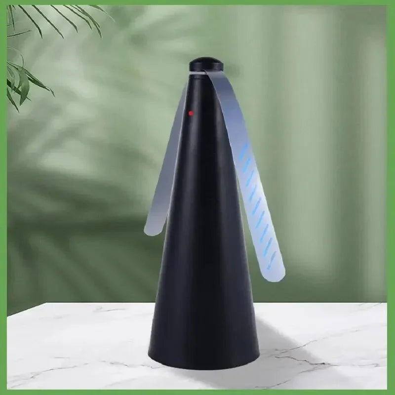 Automatic Mosquito Repellent Fan Fly Mosquito Repeller Fan Battery Powered Portable Pest Control for Home Outdoor Picnic