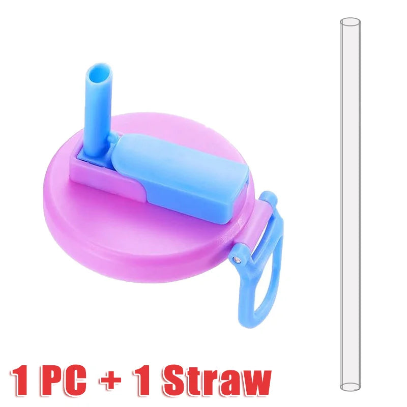 Portable Soda Can Lid Silicone Straw Soda Can Lid Reusable Suitable For Canned Beverages Beer Juice 1/2pcs